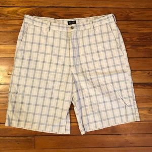 Men’s Izod Plaid Shorts Size 36